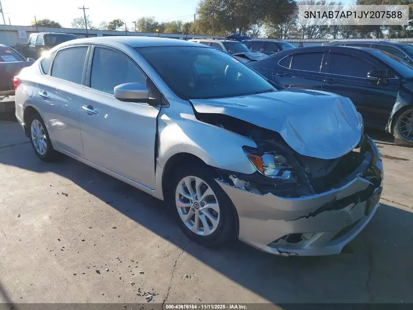 3N1AB7AP1JY207588 2018 Nissan Sentra Sv