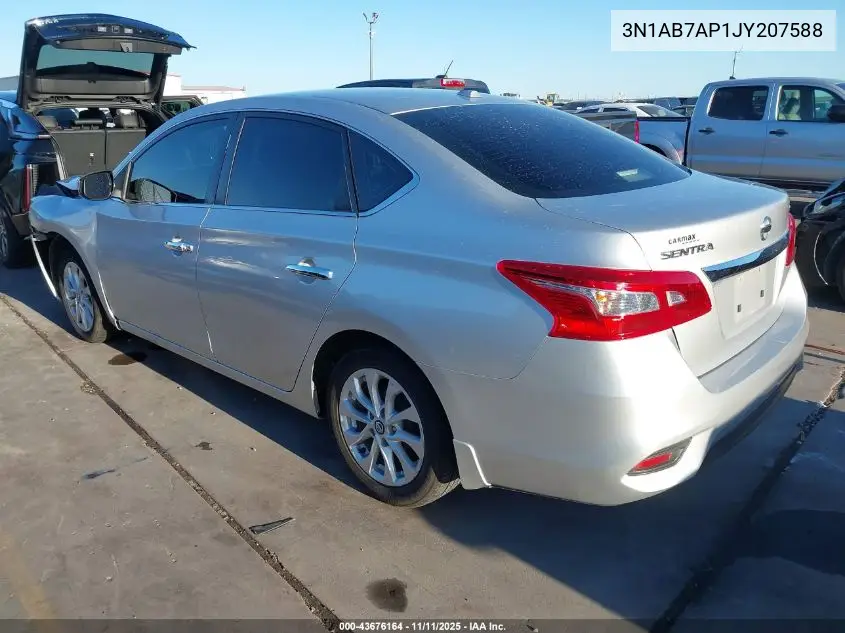 3N1AB7AP1JY207588 2018 Nissan Sentra Sv