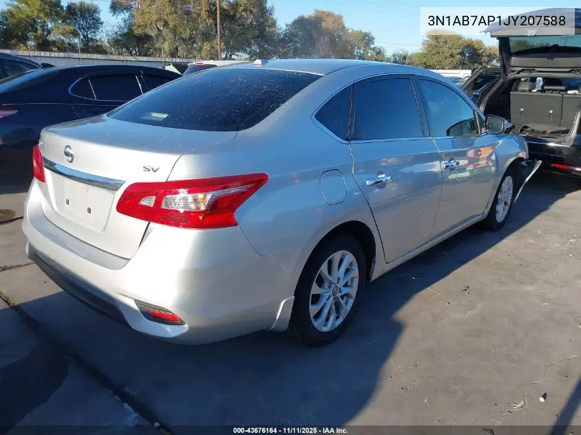 3N1AB7AP1JY207588 2018 Nissan Sentra Sv