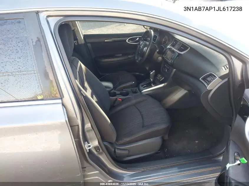 3N1AB7AP1JL617238 2018 Nissan Sentra Sv