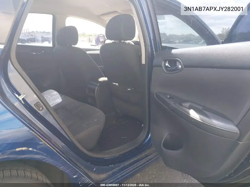 3N1AB7APXJY282001 2018 Nissan Sentra S