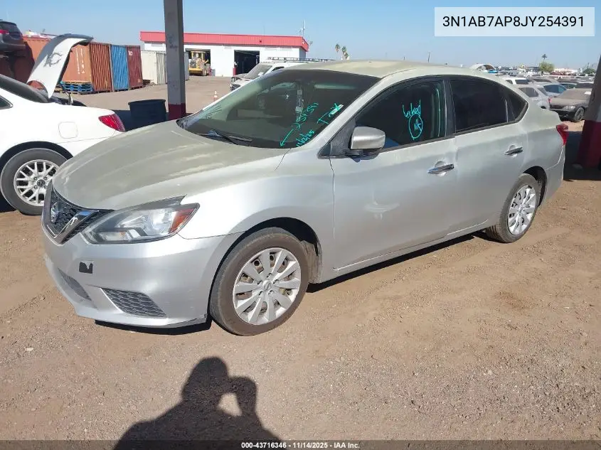 3N1AB7AP8JY254391 2018 Nissan Sentra S