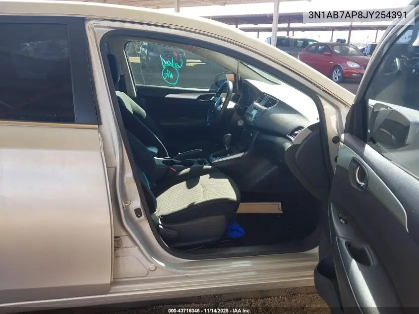 3N1AB7AP8JY254391 2018 Nissan Sentra S