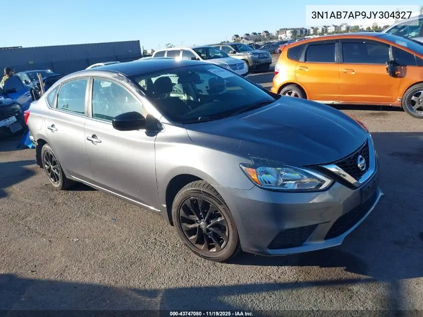 3N1AB7AP9JY304327 2018 Nissan Sentra S