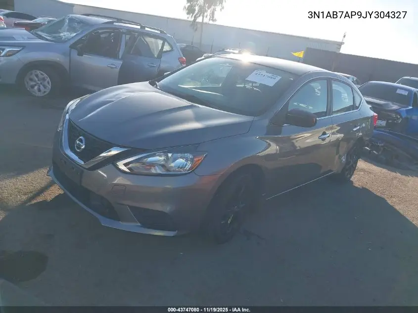 3N1AB7AP9JY304327 2018 Nissan Sentra S