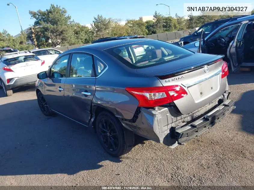 3N1AB7AP9JY304327 2018 Nissan Sentra S