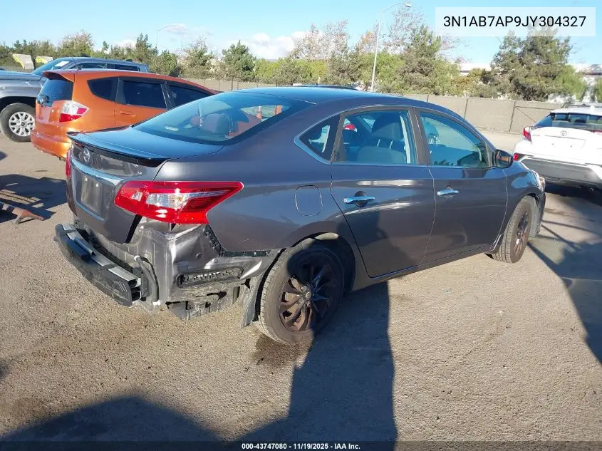 3N1AB7AP9JY304327 2018 Nissan Sentra S