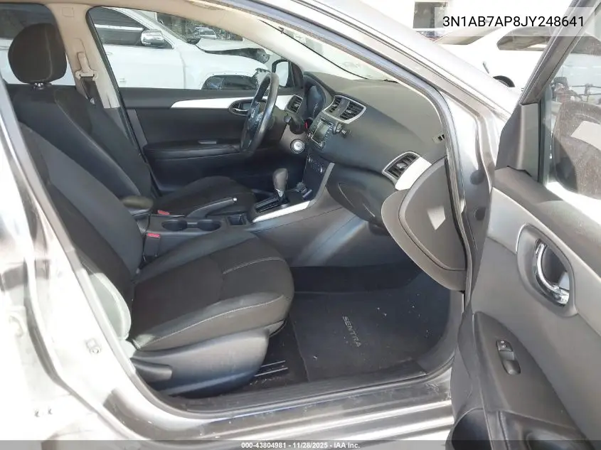 3N1AB7AP8JY248641 2018 Nissan Sentra S