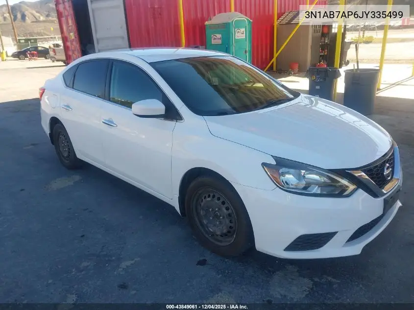 3N1AB7AP6JY335499 2018 Nissan Sentra S