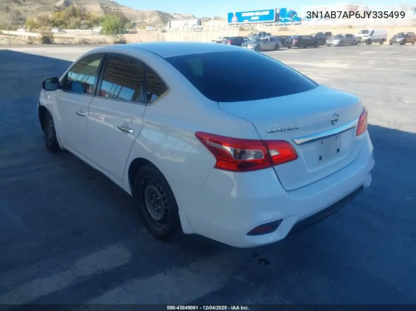 3N1AB7AP6JY335499 2018 Nissan Sentra S