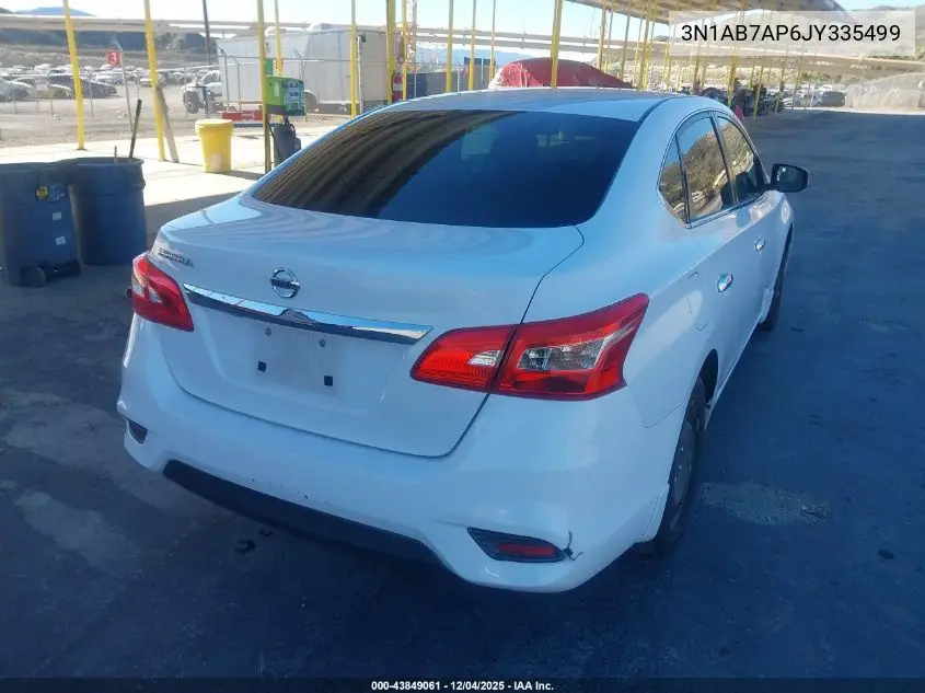 3N1AB7AP6JY335499 2018 Nissan Sentra S