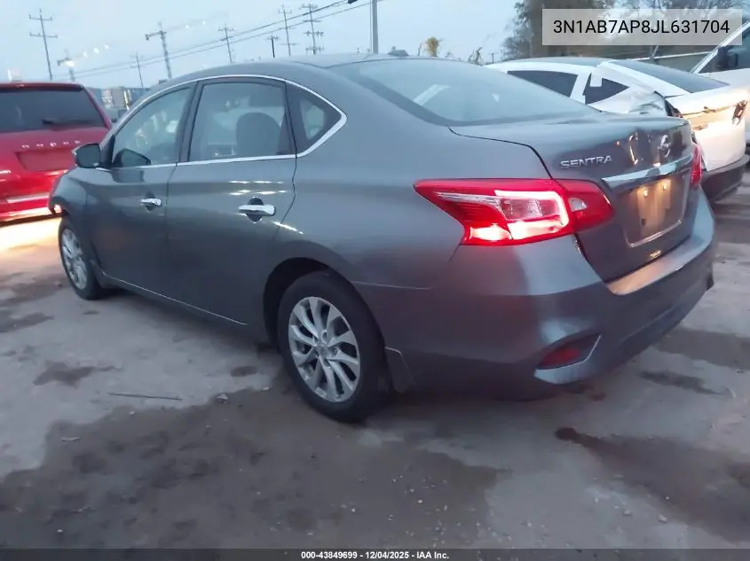 3N1AB7AP8JL631704 2018 Nissan Sentra Sv