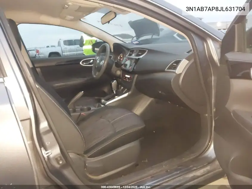 3N1AB7AP8JL631704 2018 Nissan Sentra Sv