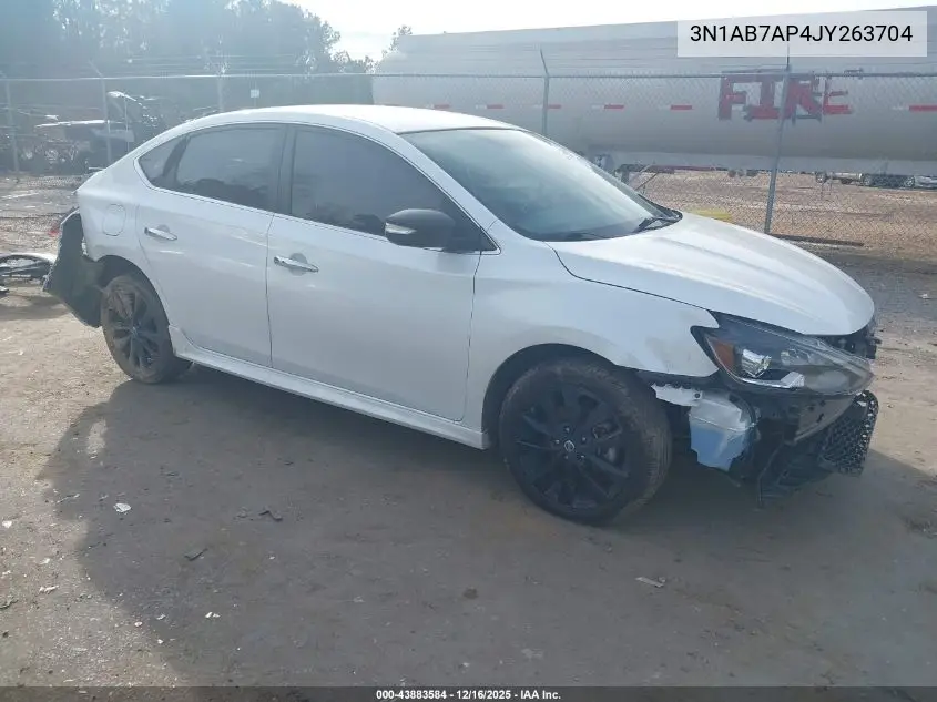 3N1AB7AP4JY263704 2018 Nissan Sentra Sr