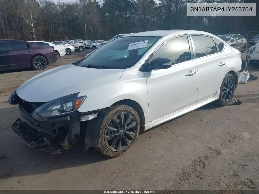 3N1AB7AP4JY263704 2018 Nissan Sentra Sr