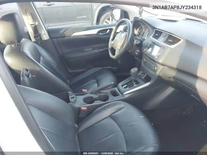 3N1AB7AP8JY234318 2018 Nissan Sentra S