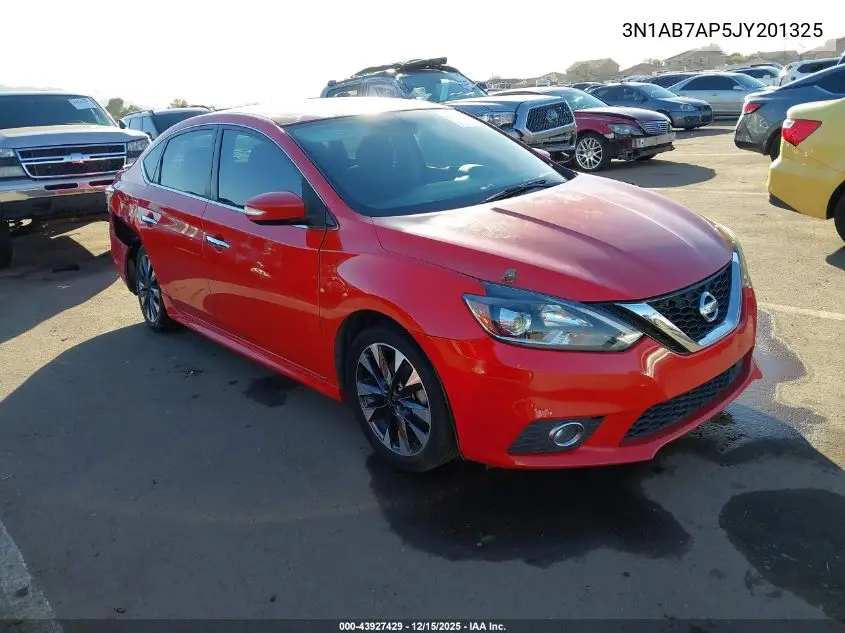 3N1AB7AP5JY201325 2018 Nissan Sentra Sr