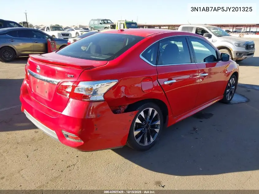 3N1AB7AP5JY201325 2018 Nissan Sentra Sr