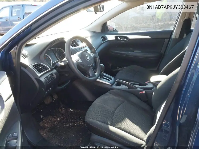 3N1AB7AP9JY303467 2018 Nissan Sentra S