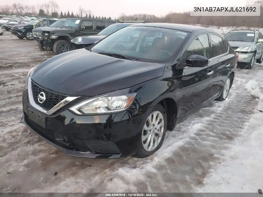 3N1AB7APXJL621692 2018 Nissan Sentra Sv