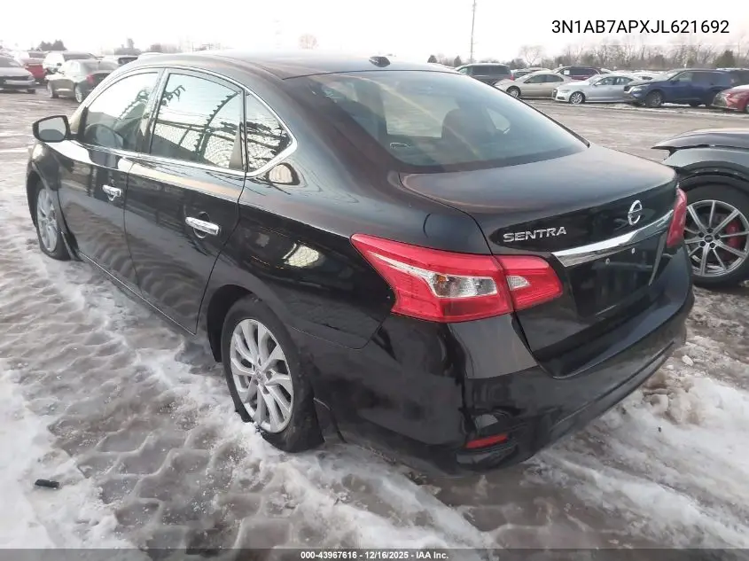 3N1AB7APXJL621692 2018 Nissan Sentra Sv