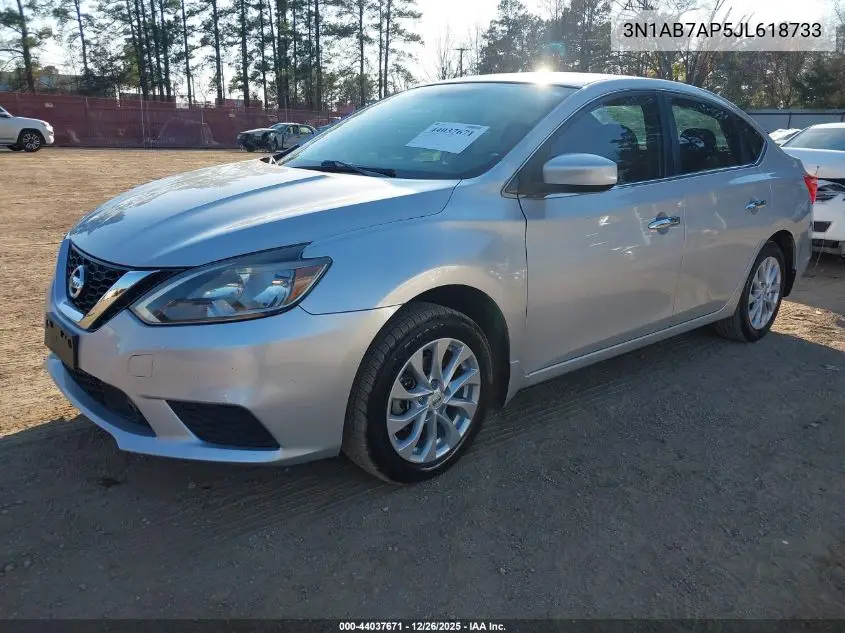 3N1AB7AP5JL618733 2018 Nissan Sentra Sv