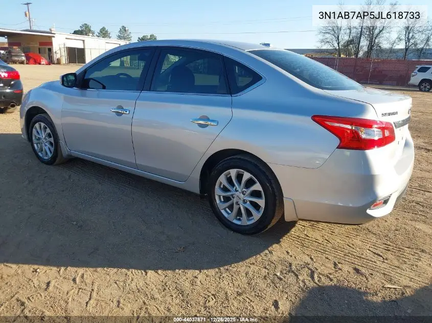3N1AB7AP5JL618733 2018 Nissan Sentra Sv