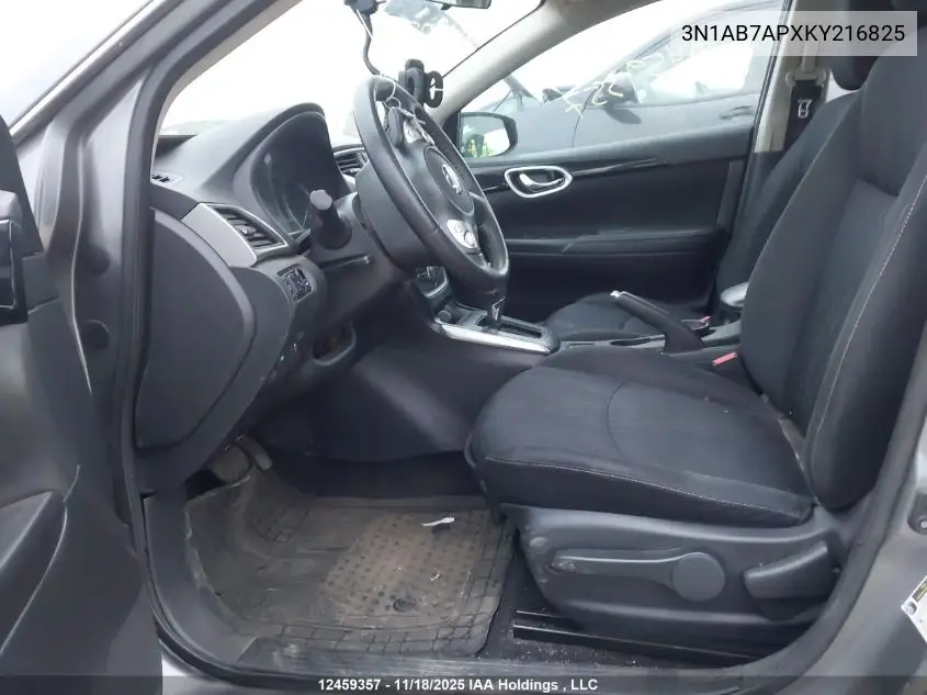 3N1AB7APXKY216825 2019 Nissan Sentra 1.8 S/1.8 Sv