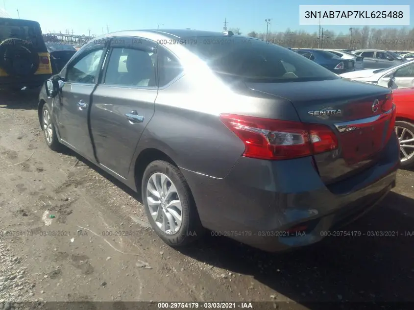 3N1AB7AP7KL625488 2019 Nissan Sentra Sv