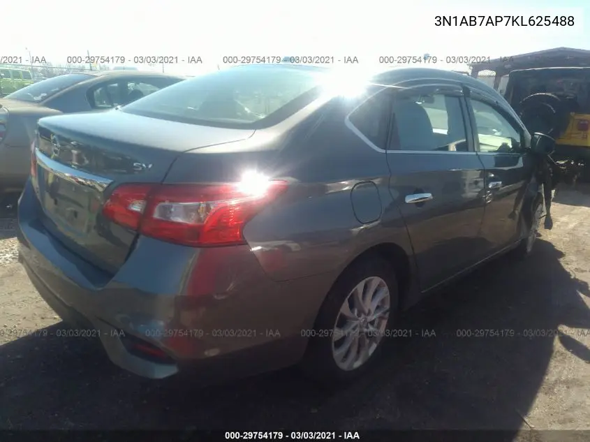 3N1AB7AP7KL625488 2019 Nissan Sentra Sv