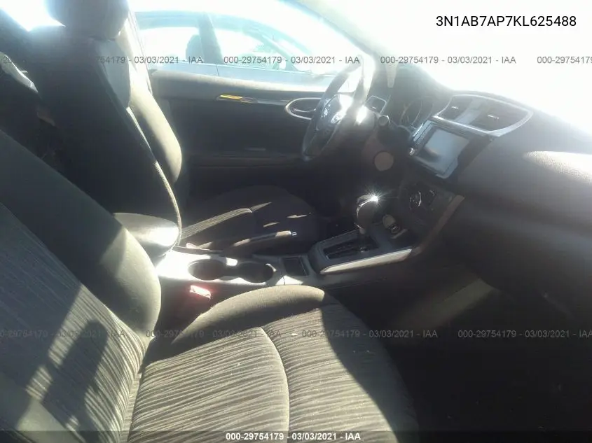3N1AB7AP7KL625488 2019 Nissan Sentra Sv
