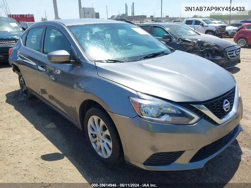 2019 Nissan Sentra Sv VIN: 3N1AB7AP9KY456433 Lot: 39614946