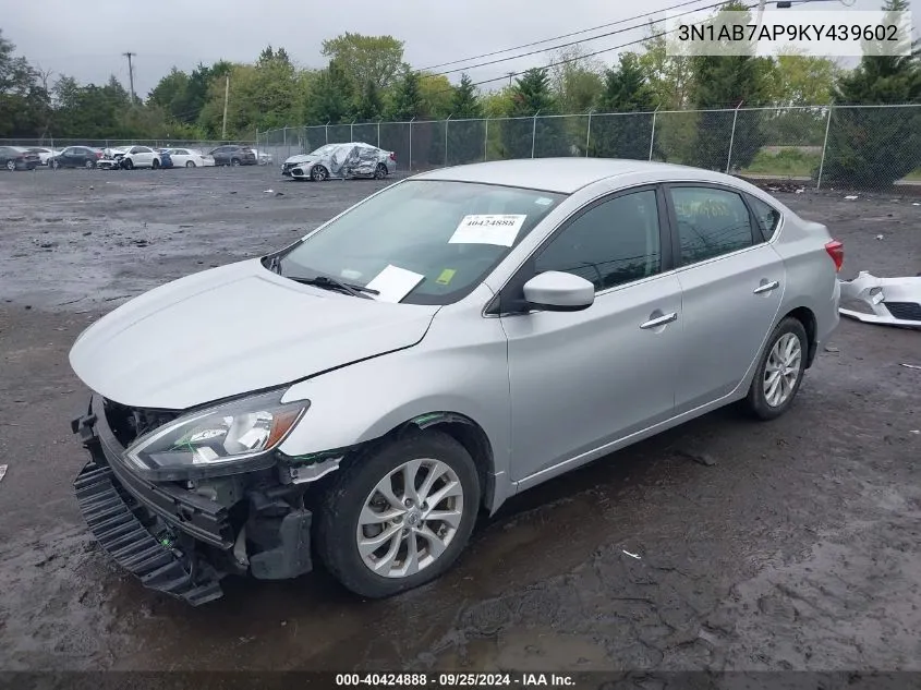 3N1AB7AP9KY439602 2019 Nissan Sentra Sv