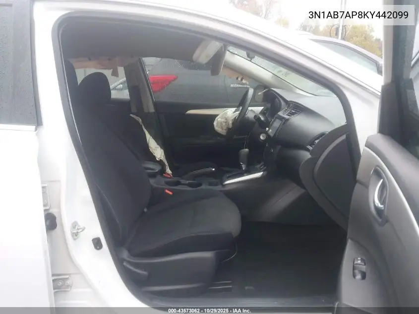 3N1AB7AP8KY442099 2019 Nissan Sentra S