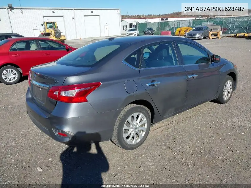 3N1AB7AP9KL628487 2019 Nissan Sentra Sv