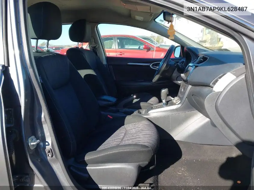 3N1AB7AP9KL628487 2019 Nissan Sentra Sv