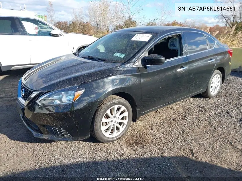 3N1AB7AP6KL614661 2019 Nissan Sentra Sv