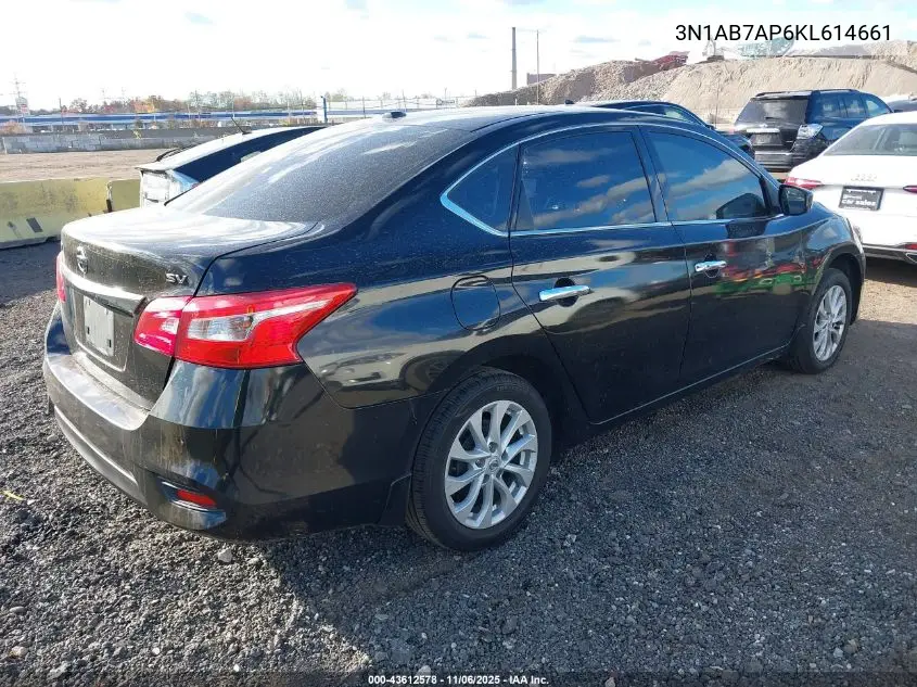 3N1AB7AP6KL614661 2019 Nissan Sentra Sv
