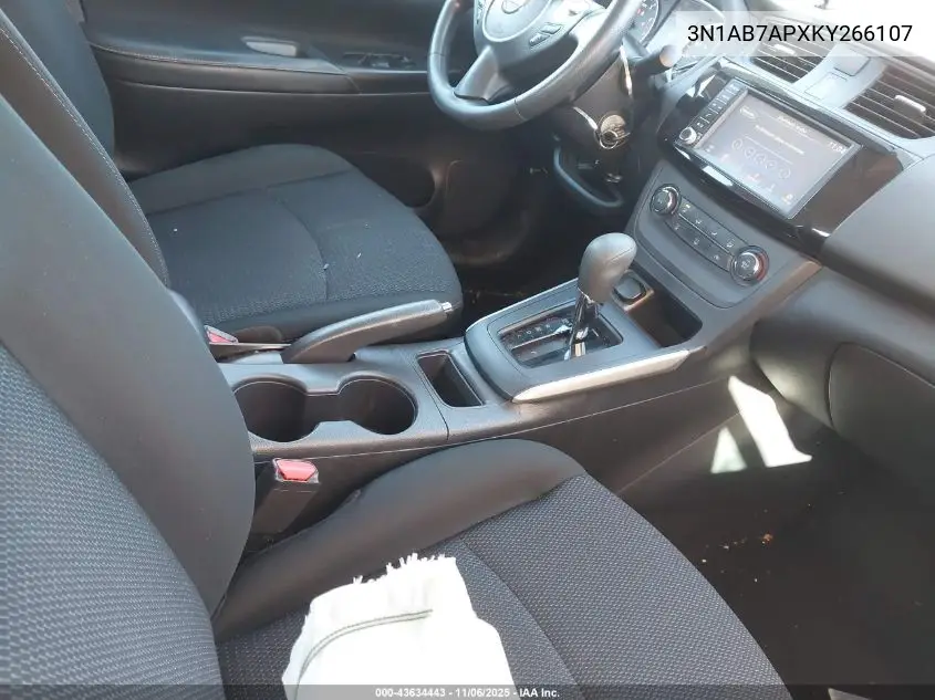 3N1AB7APXKY266107 2019 Nissan Sentra S