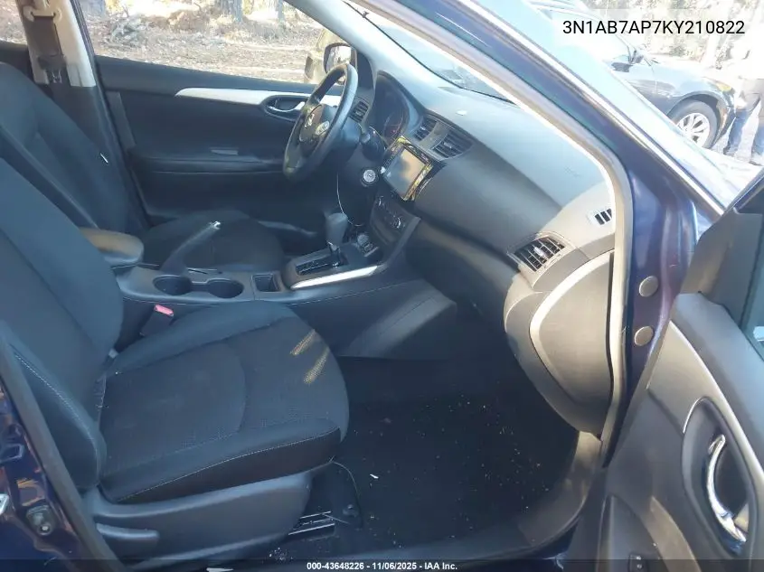 3N1AB7AP7KY210822 2019 Nissan Sentra S