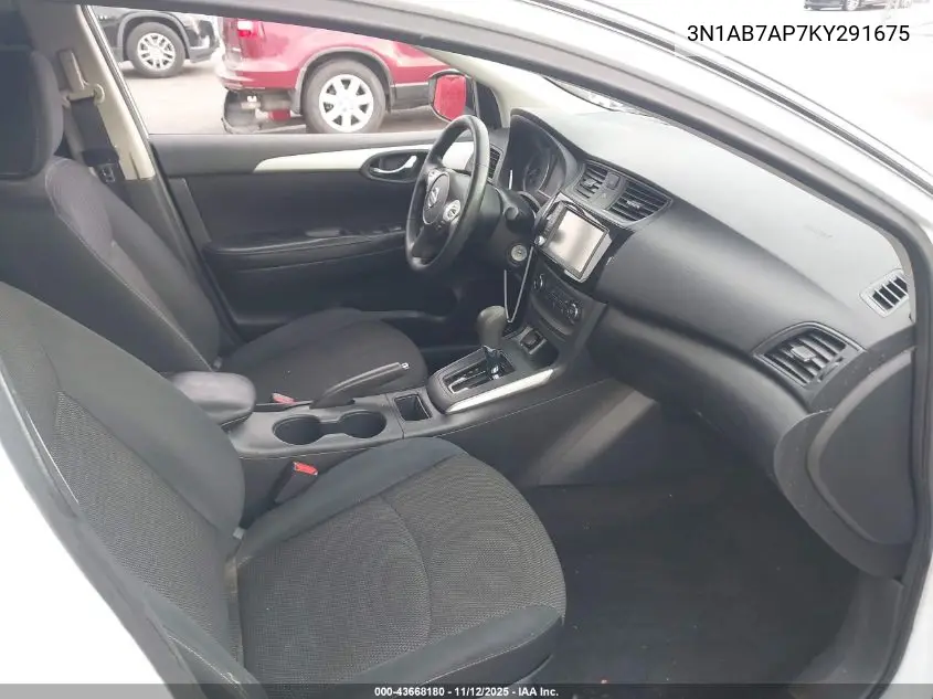 3N1AB7AP7KY291675 2019 Nissan Sentra S