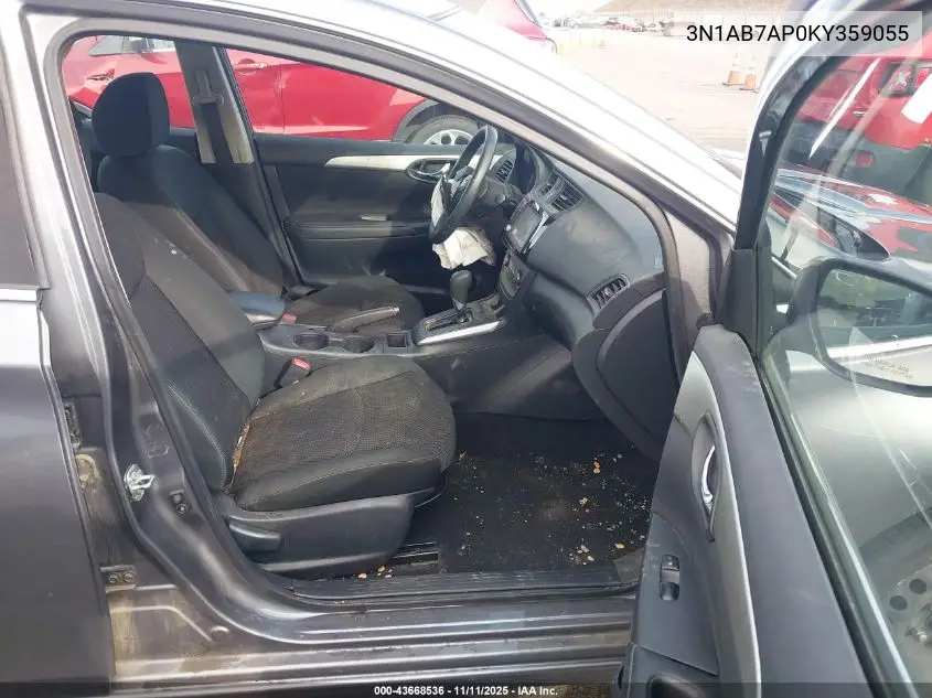 3N1AB7AP0KY359055 2019 Nissan Sentra S