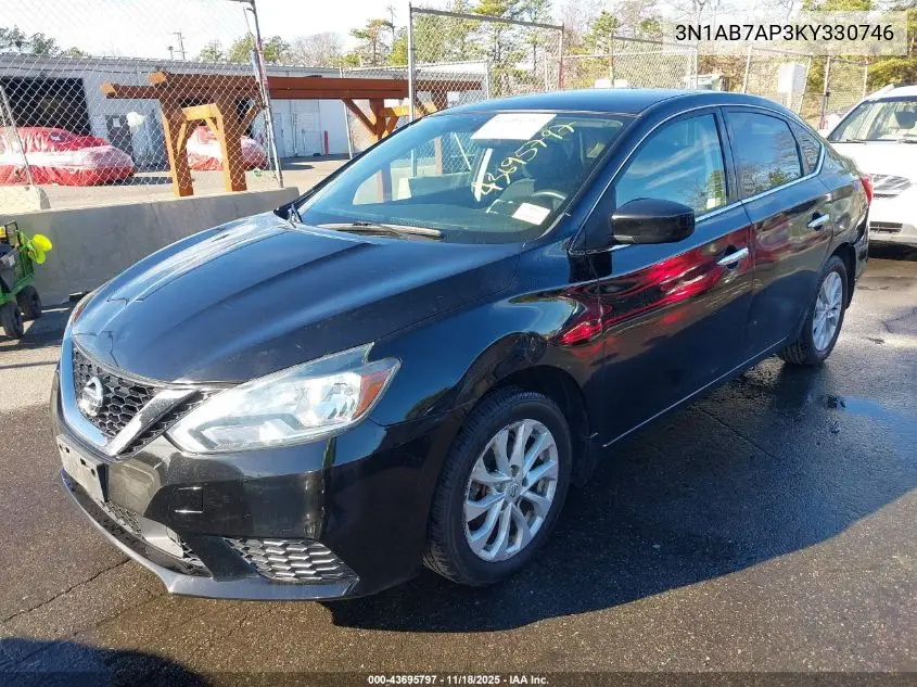 3N1AB7AP3KY330746 2019 Nissan Sentra Sv