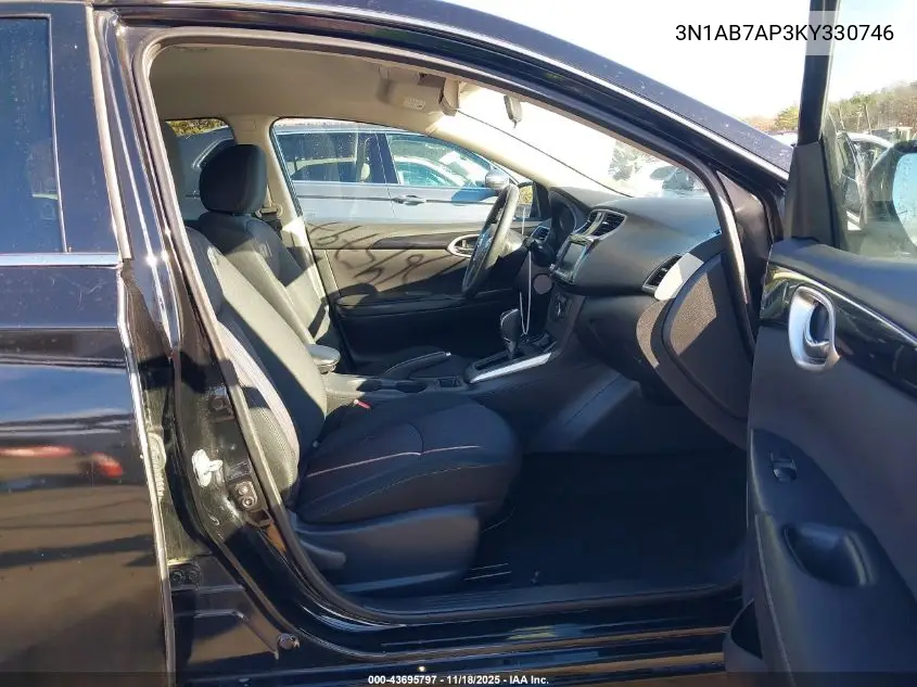 3N1AB7AP3KY330746 2019 Nissan Sentra Sv