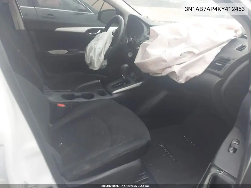 3N1AB7AP4KY412453 2019 Nissan Sentra S