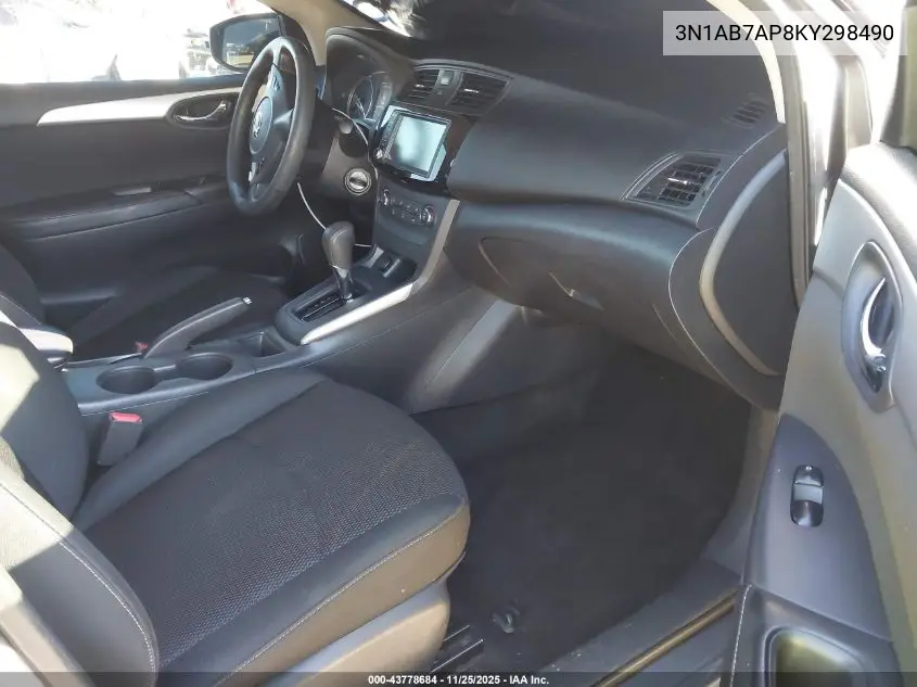 3N1AB7AP8KY298490 2019 Nissan Sentra S