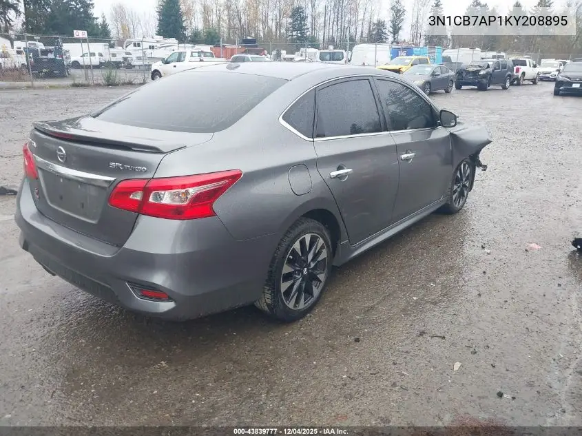 3N1CB7AP1KY208895 2019 Nissan Sentra Sr Turbo