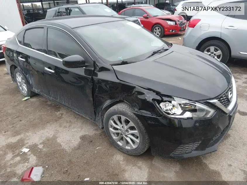 3N1AB7APXKY233172 2019 Nissan Sentra S