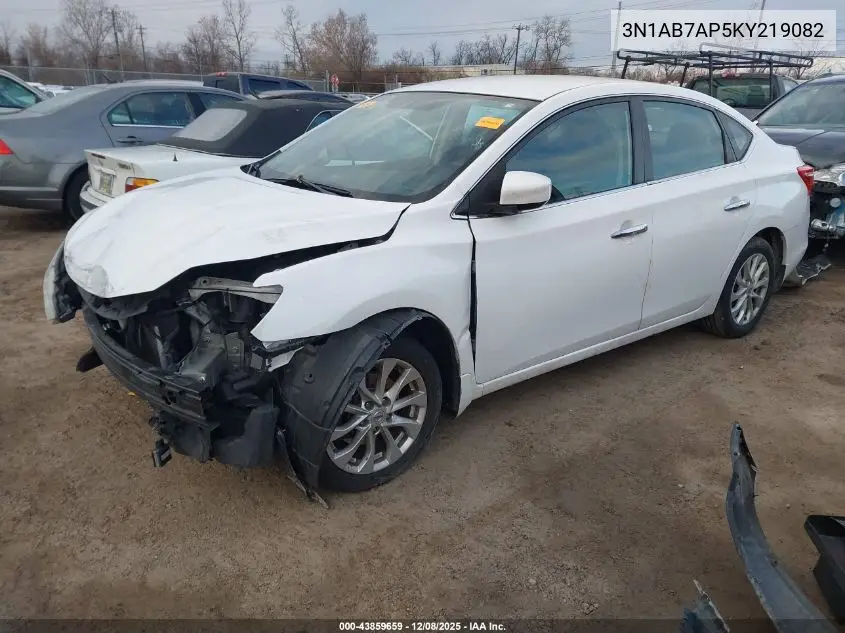 3N1AB7AP5KY219082 2019 Nissan Sentra S