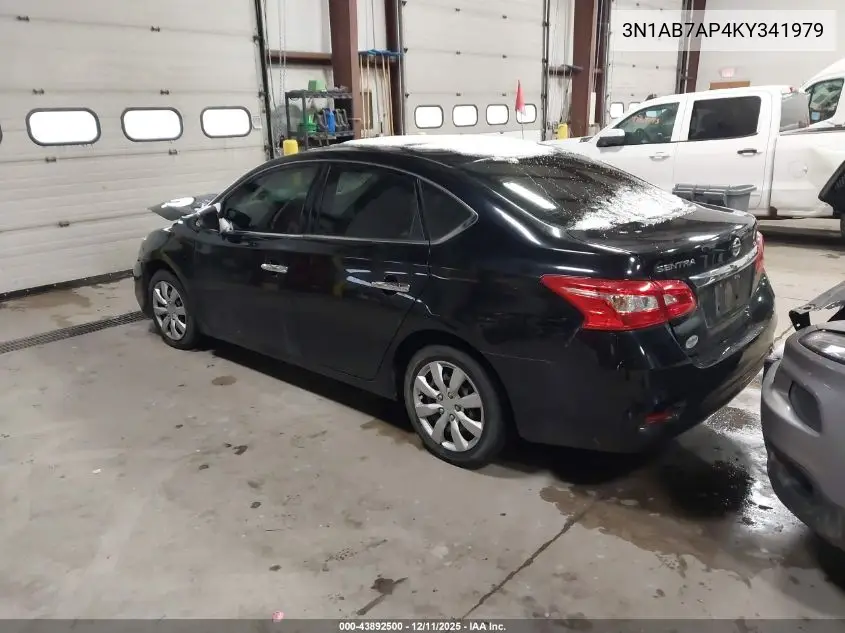 3N1AB7AP4KY341979 2019 Nissan Sentra S